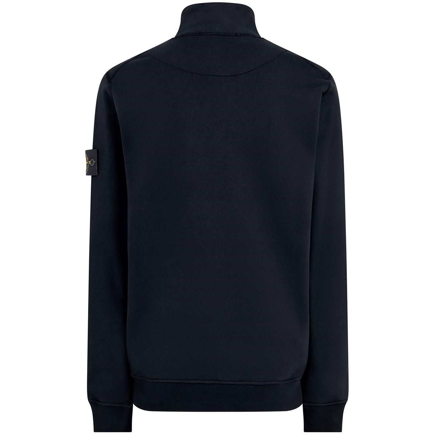 Stone Island Navy 1/4 Zip Sweatshirt