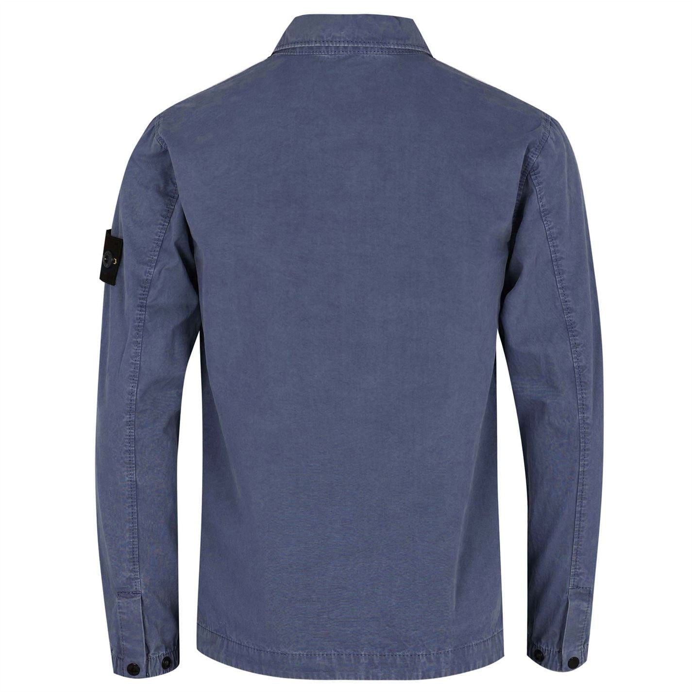 Stone Island Junior Blue Overshirt