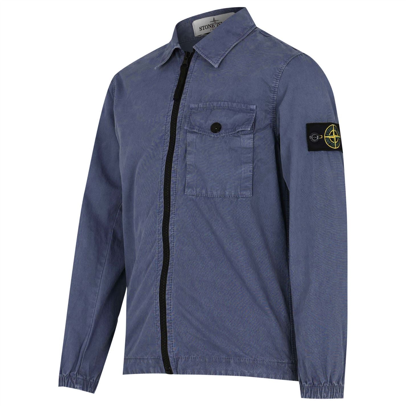 Stone Island Junior Blue Overshirt