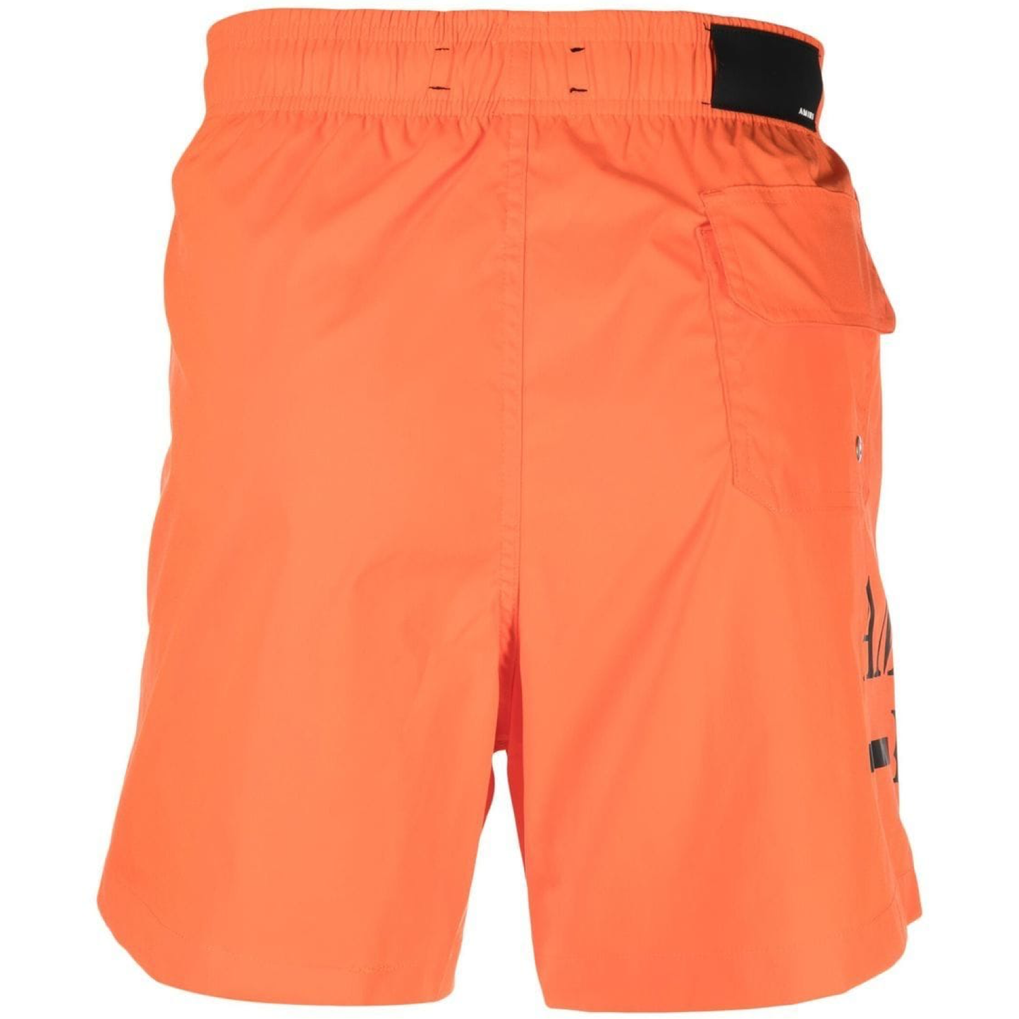 Amiri Orange Logo Swimshorts
