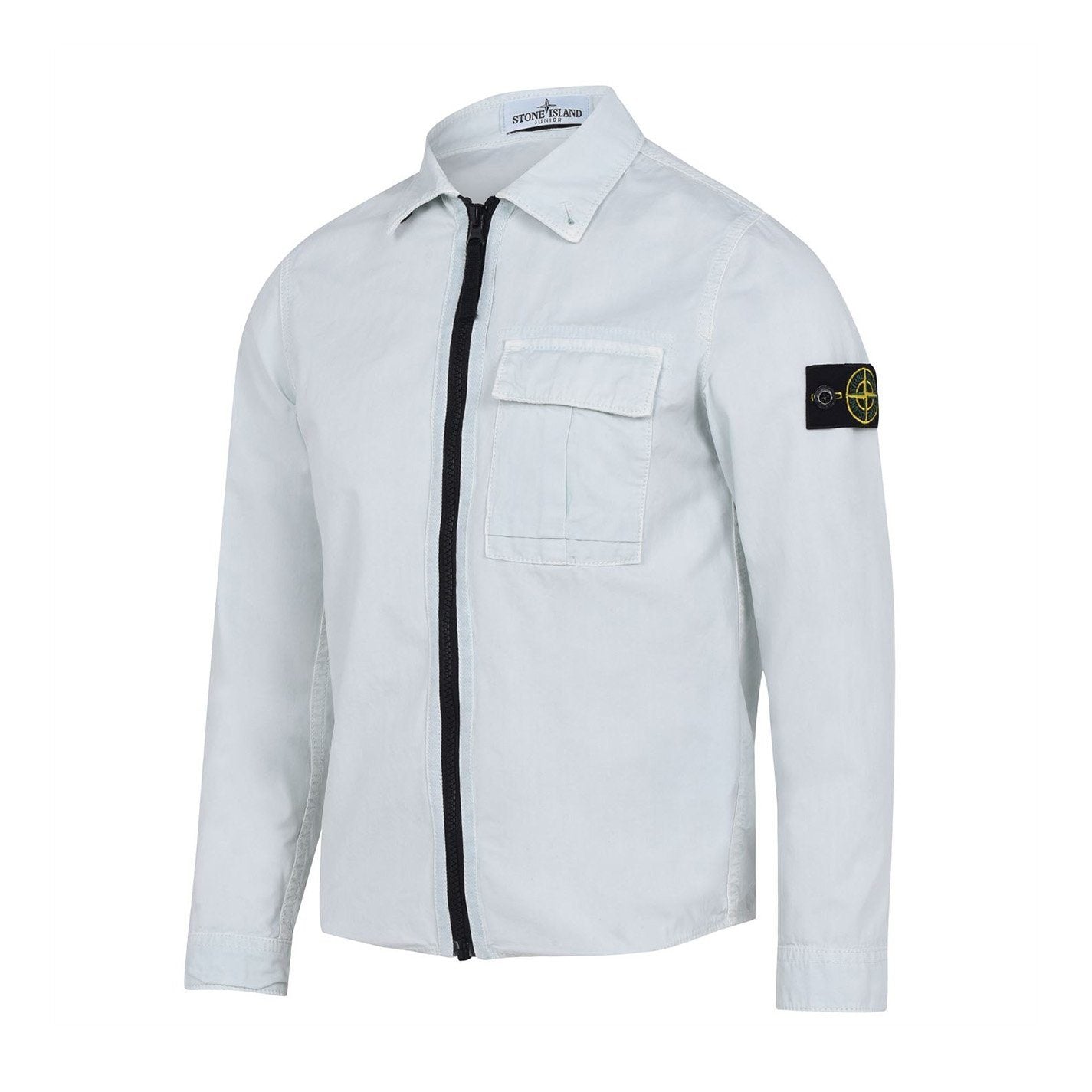 Stone Island Junior Pale Blue Overshirt
