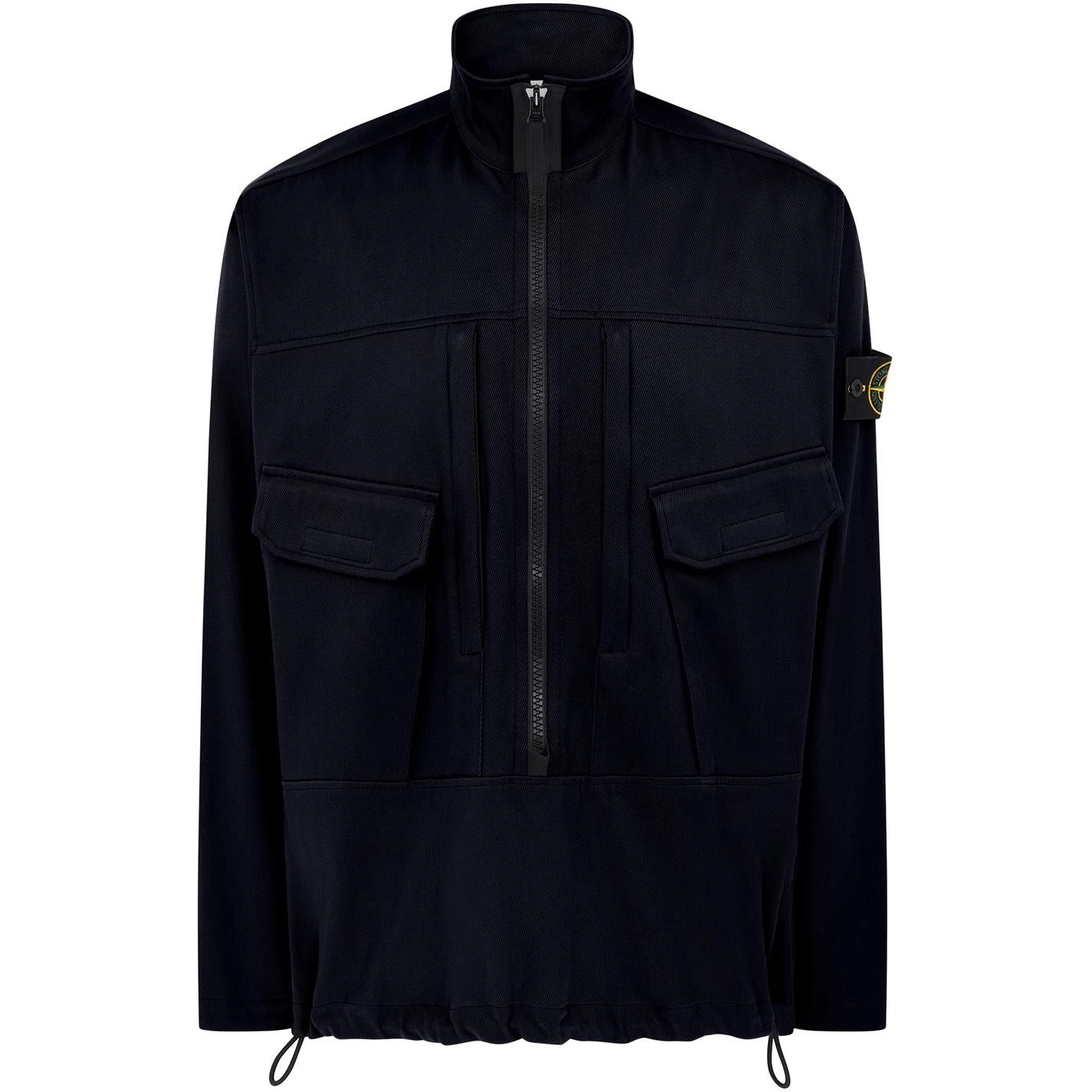 Stone Island Black Canvas Overshirt