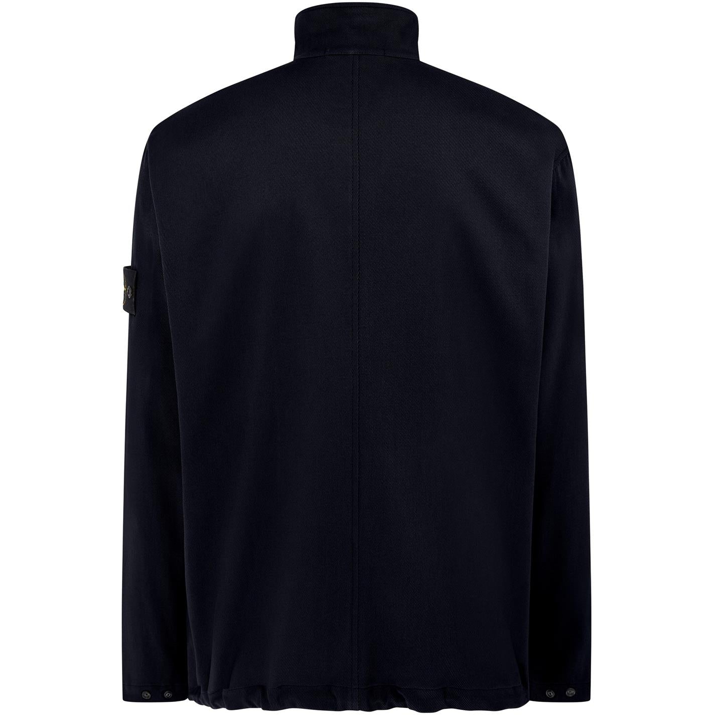 Stone Island Black Canvas Overshirt