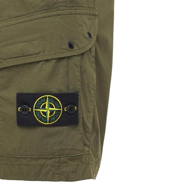 Stone Island Khaki Cargo Shorts