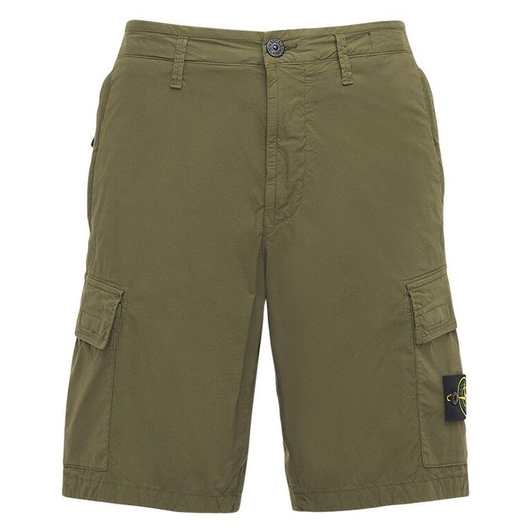 Stone Island Khaki Cargo Shorts