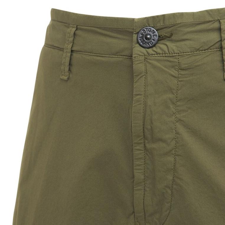 Stone Island Khaki Cargo Shorts