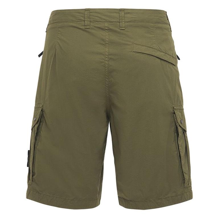 Stone Island Khaki Cargo Shorts