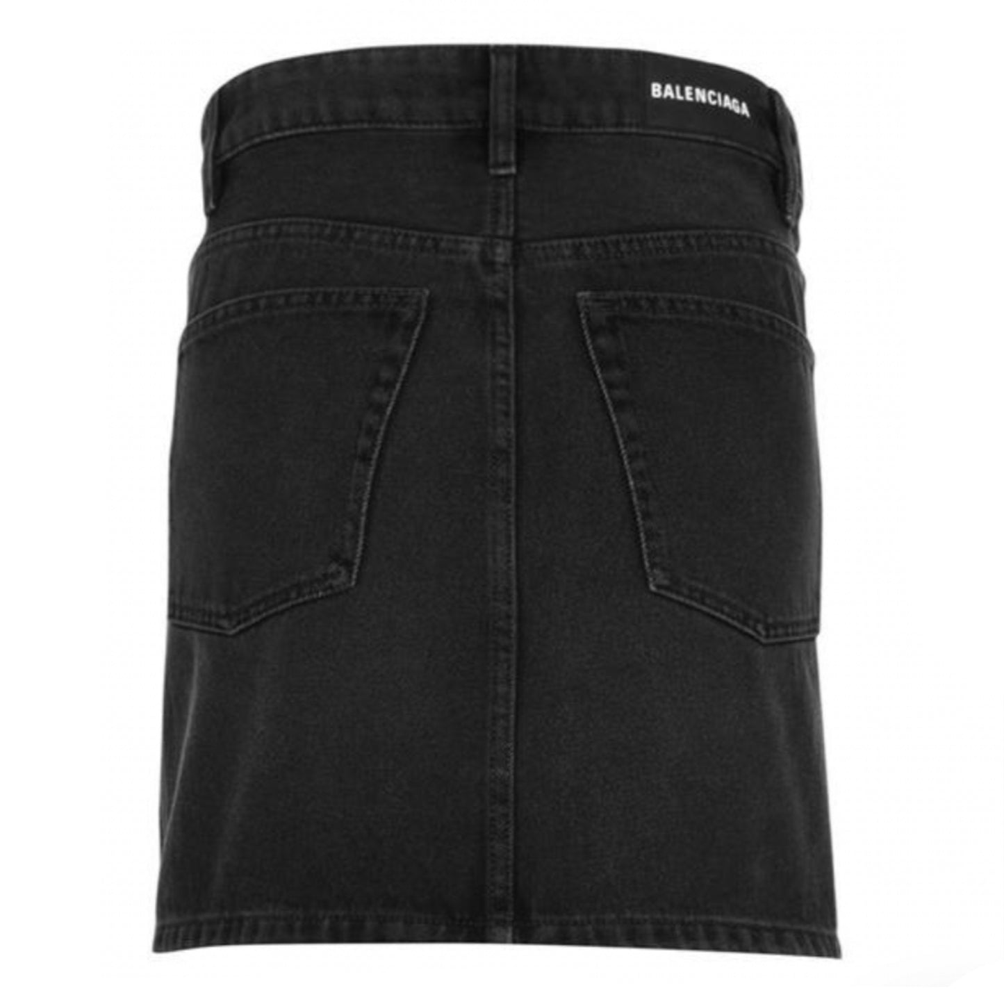 Womens Balenciaga Denim Skirt