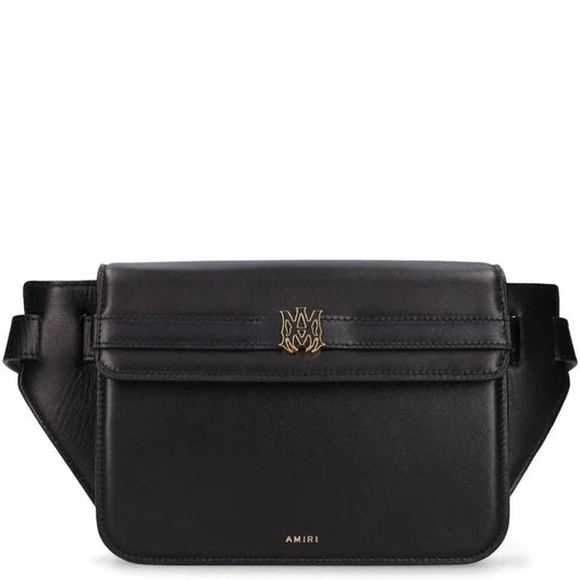 AMIRI Black Leather MA Clutch Crossbody