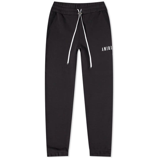 Amiri Black Puff Logo Sweatpants