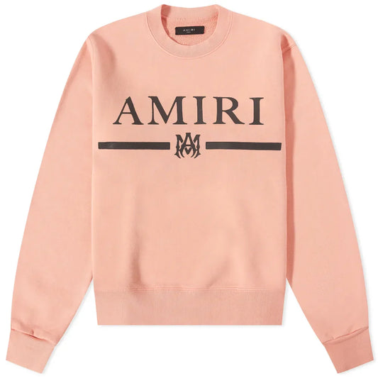 Amiri Peach Logo Crewneck