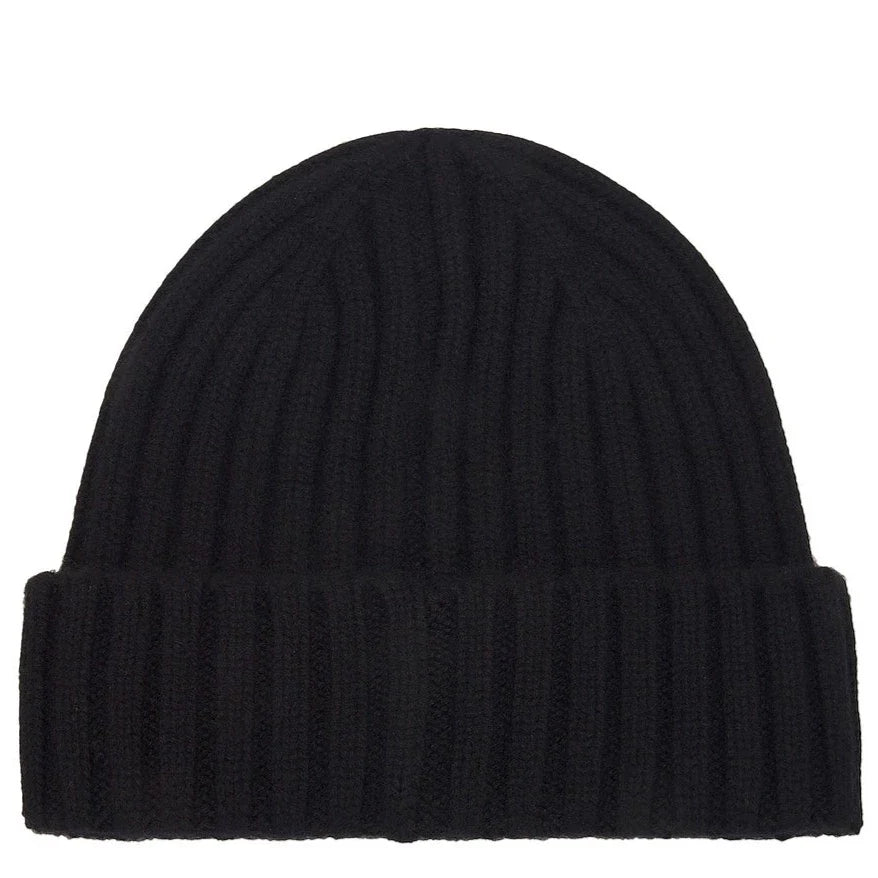 Amiri Black Cashmere Script Beanie