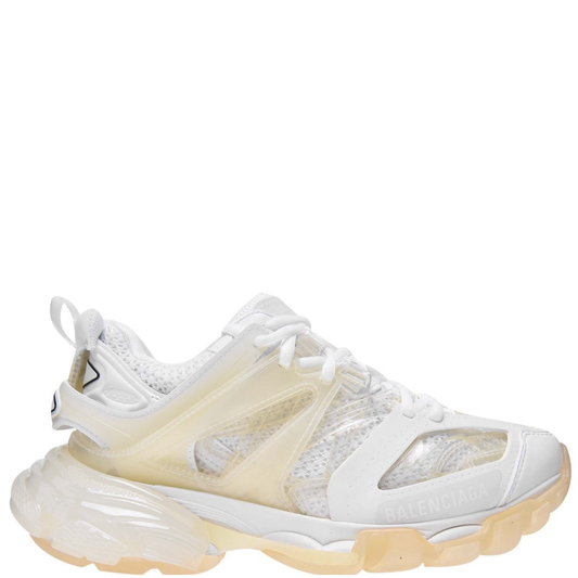Womens Balenciaga White Clear Track Trainers