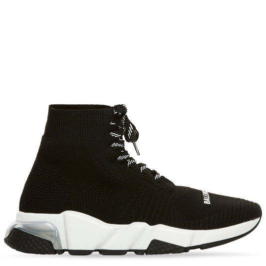 Womens Balenciaga Black Lace Speed
