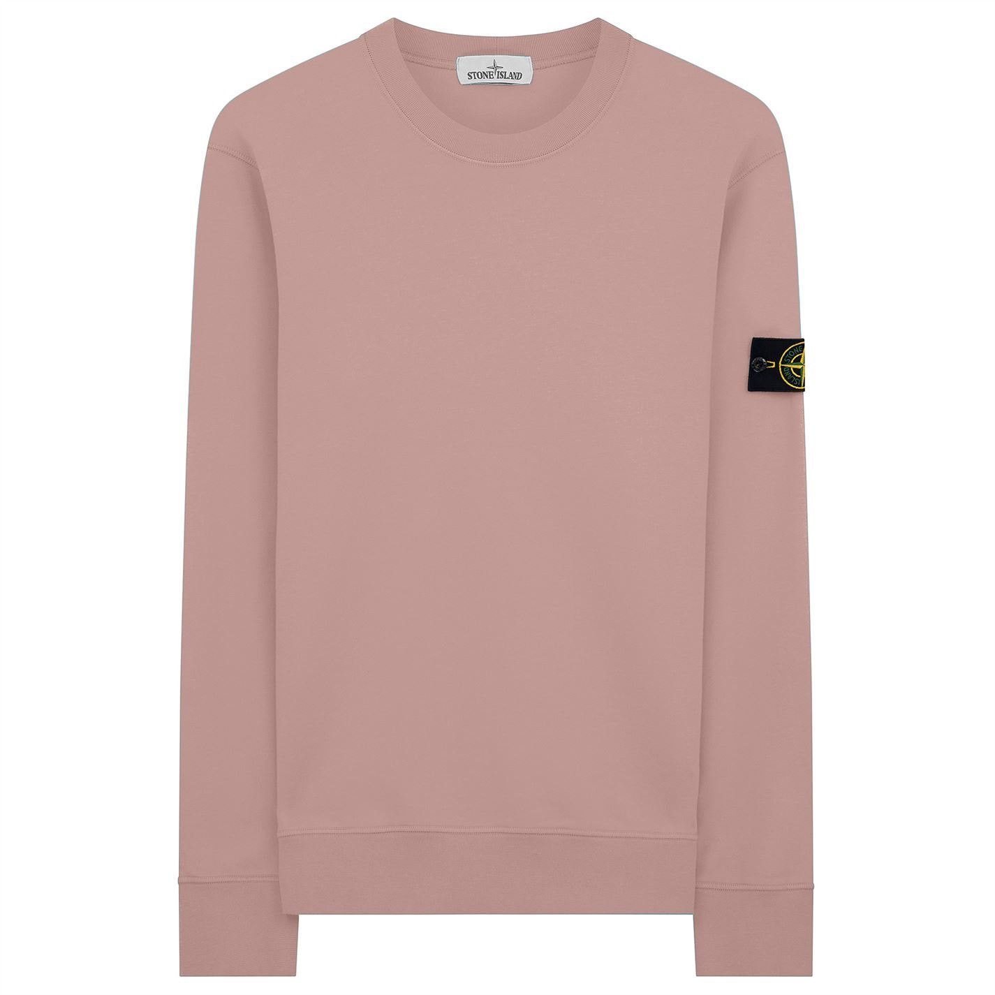 Stone Island Pink Crewneck Sweatshirt