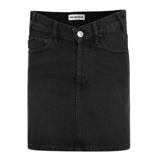 Womens Balenciaga Denim Skirt